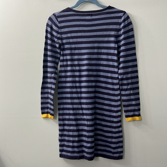 Mini Boden Blue Purple Rainbow Butterfly Long Sleeve Sweater Dress 13-14 Years - Picture 2 of 6